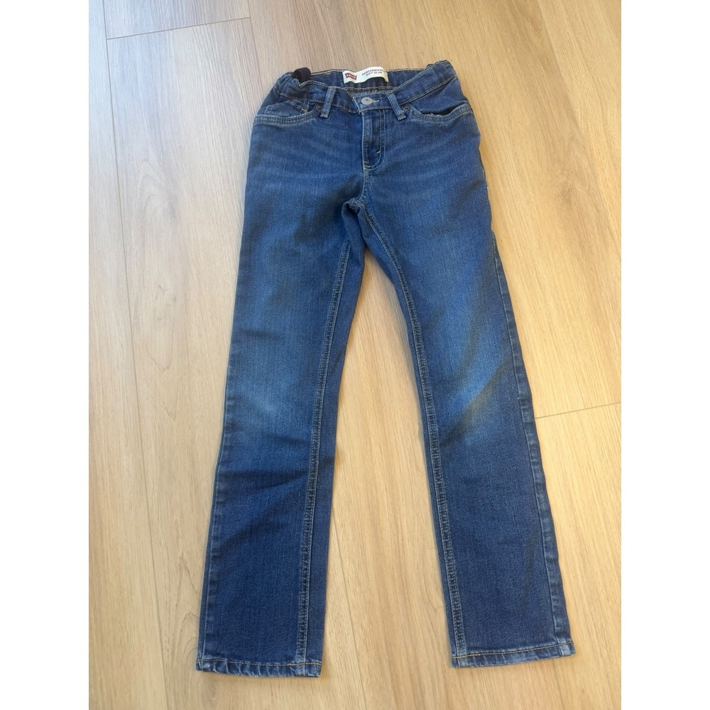 Levis 511 Slim Performance Jeans Kids Size 10 Reg Medium Wash Blue Denim